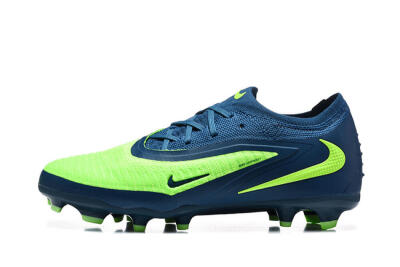 Nike Phantom 6 Elite Low FG Football Boots - Green/Electric Lime/Dark Blue
