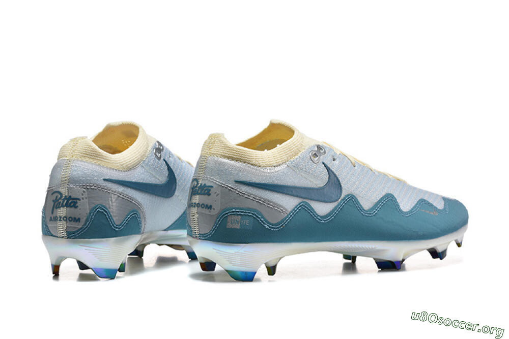 Patta x Nike Air Zoom Mercurial Vapor 16 Elite FG Football Boots - Blue/Sky Blue/Frost White 9