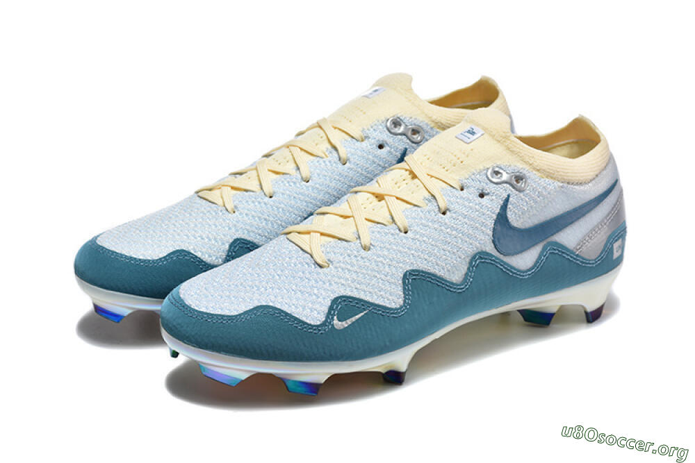 Patta x Nike Air Zoom Mercurial Vapor 16 Elite FG Football Boots - Blue/Sky Blue/Frost White 5