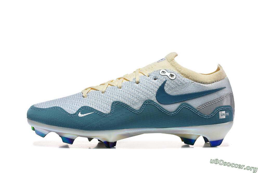 Patta x Nike Air Zoom Mercurial Vapor 16 Elite FG Football Boots - Blue/Sky Blue/Frost White 3