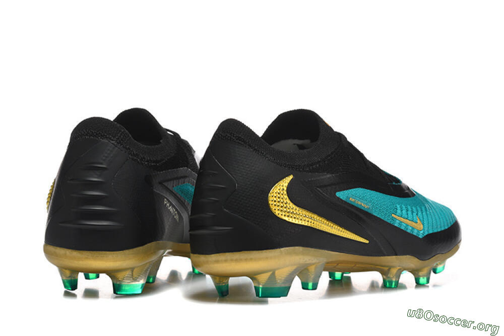 Nike Phantom 6 Elite Low FG Football Boots - Teal/Gold/Black 5