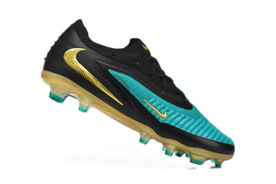 Nike Phantom 6 Elite Low FG Football Boots - Teal/Gold/Black