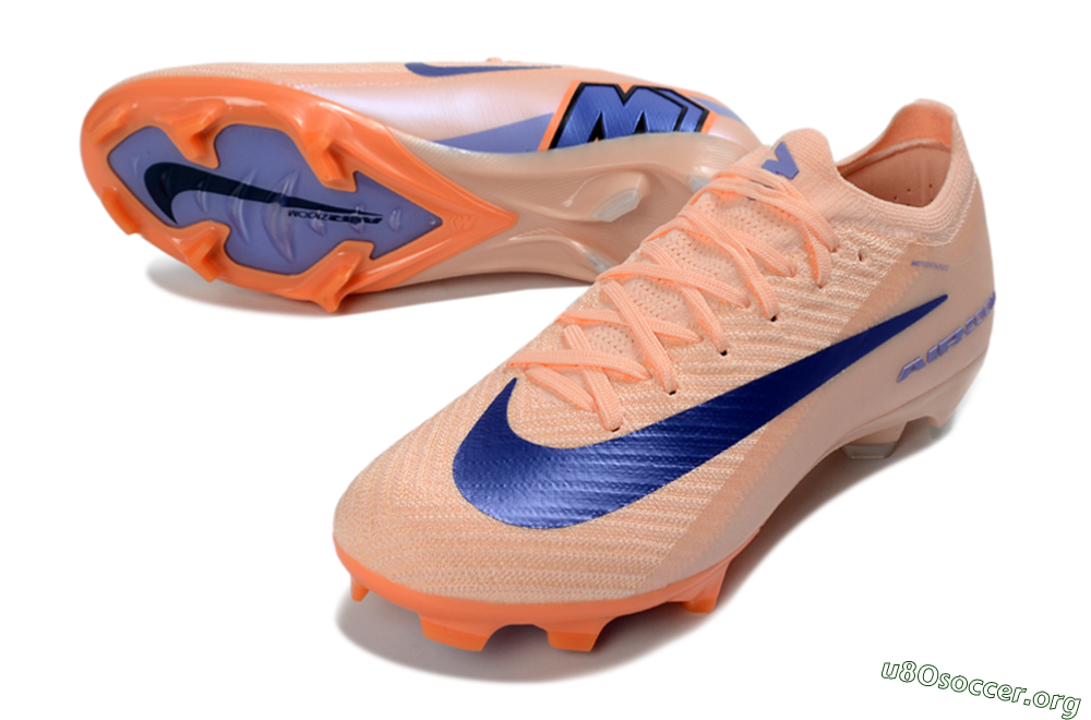 Nike Air Zoom Mercurial Vapor 16 Elite FG Football Boots - Peach/Coral Bliss/Navy Blue 0