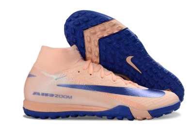 Nike Air Zoom Mercurial Superfly 10 Elite TF Football Shoes - Peach/Cobalt Blue/Soft Coral