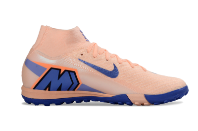 Nike Air Zoom Mercurial Superfly 10 Elite TF Football Shoes - Peach/Cobalt Blue/Soft Coral