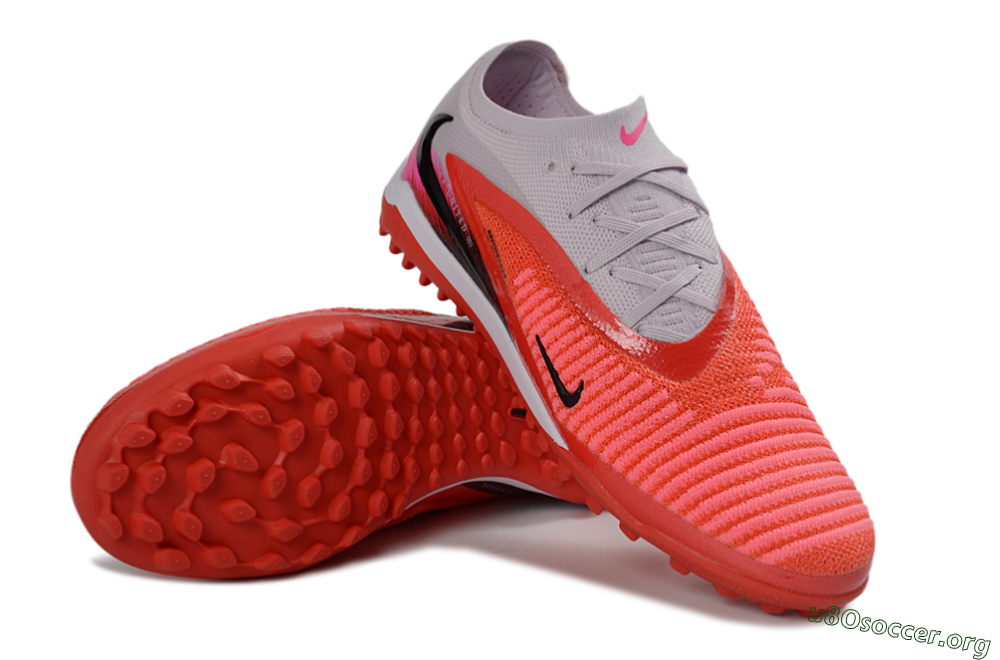 Nike Phantom 6 Elite Low TF Football Shoes - Red/Coral Blaze/Black 0