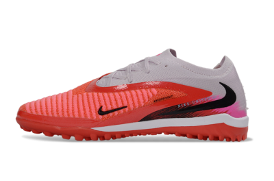 Nike Phantom 6 Elite Low TF Football Shoes - Red/Coral Blaze/Black