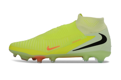 Nike Phantom 6 Elite High FG Football Boots - Yellow/Electric Lime/Coral Red
