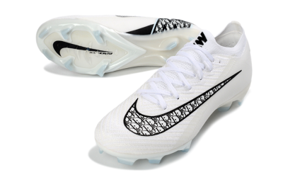 Nike Air Zoom Mercurial Vapor 16 Elite FG Football Boots - White/Classic Black/Crystal Blue