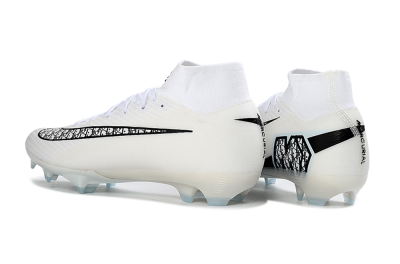 Nike Air Zoom Mercurial Superfly 10 Elite FG Football Boots - White/Black/Blue