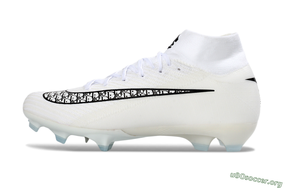 Nike Air Zoom Mercurial Superfly 10 Elite FG Football Boots - White/Black/Blue 3