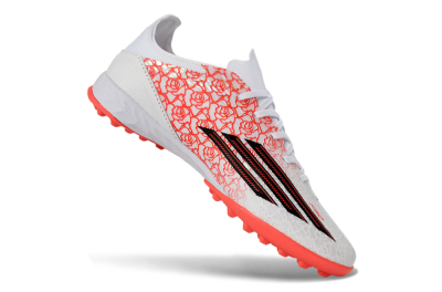 Adidas F50 Pro TF Football Shoes - White/Flamingo Pink/Neon Black