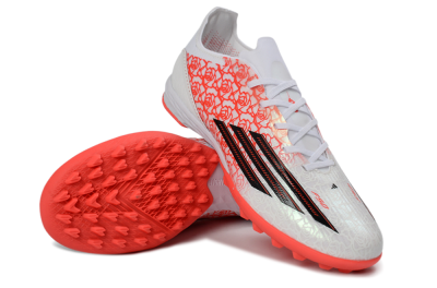 Adidas F50 Pro TF Football Shoes - White/Flamingo Pink/Neon Black