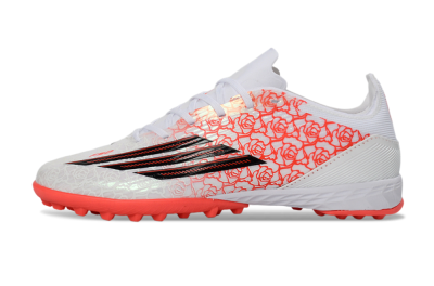 Adidas F50 Pro TF Football Shoes - White/Flamingo Pink/Neon Black