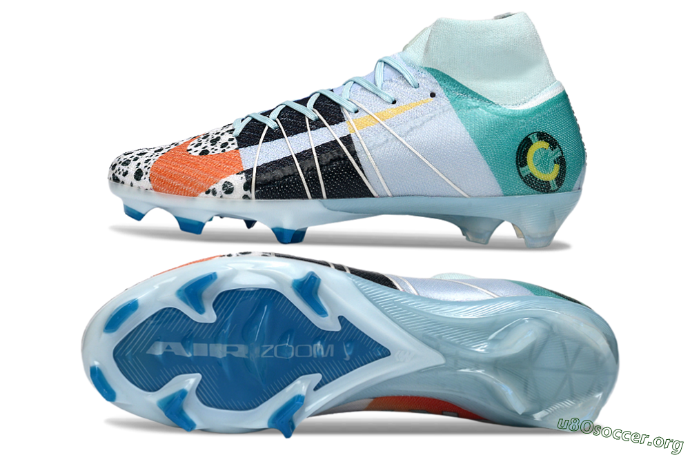 Nike Air Zoom Mercurial Superfly 10 Elite FG Football Boots - Blue/Red/Black 1