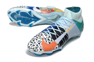 Nike Air Zoom Mercurial Superfly 10 Elite FG Football Boots - Blue/Red/Black