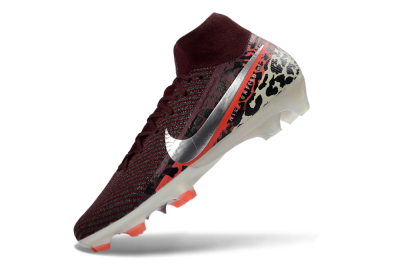 Nike Air Zoom Mercurial Superfly 10 Elite FG Football Boots - Burgundy/Neon Pink/Black