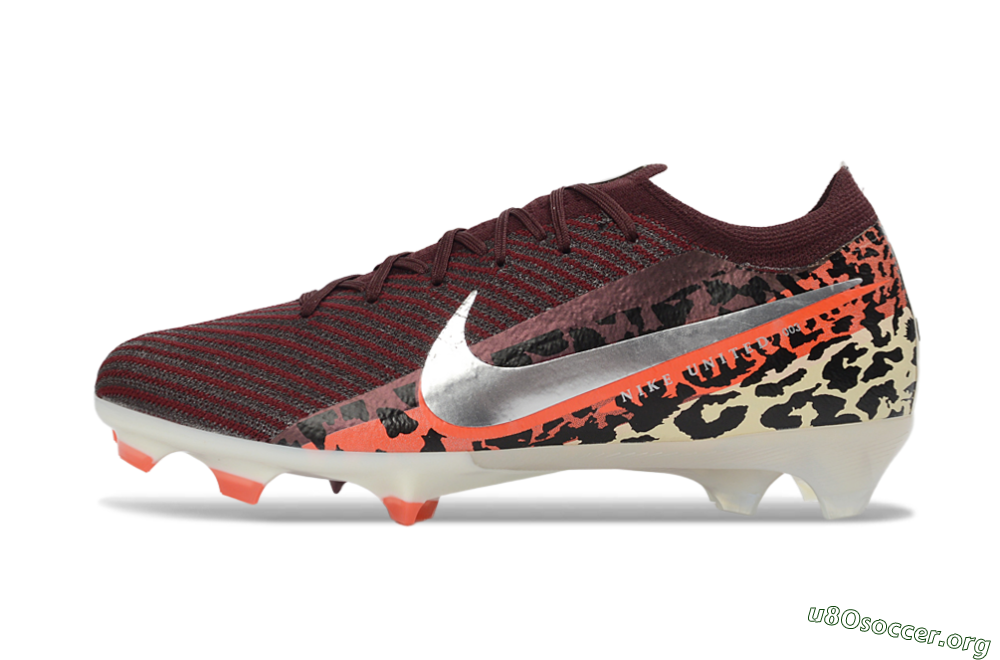 Nike Air Zoom Mercurial Vapor 16 Elite FG Football Boots - Burgundy/Crimson Burst/Black Camo 3