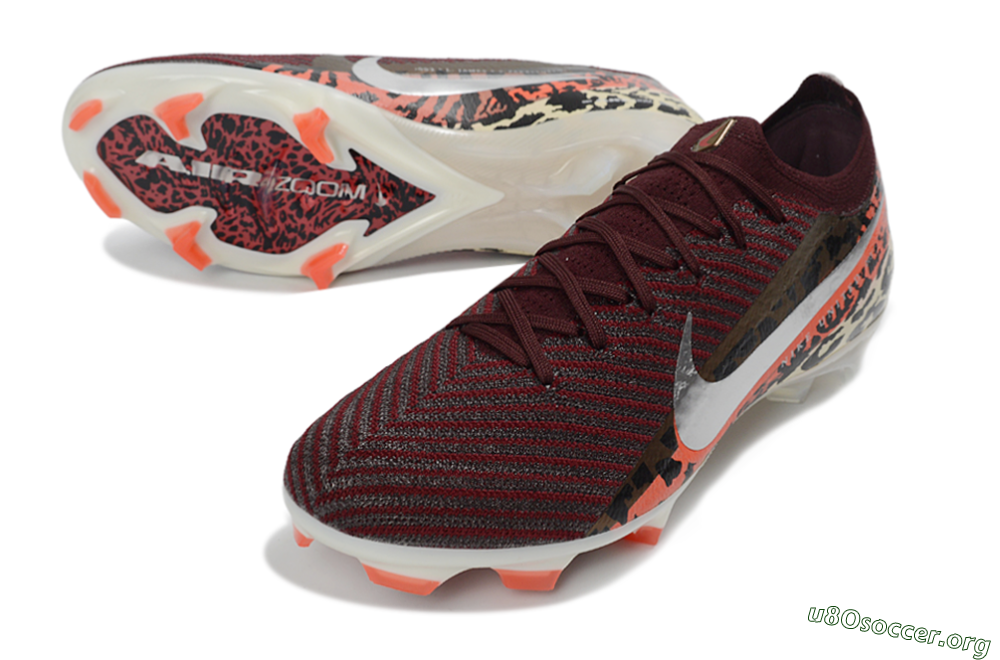 Nike Air Zoom Mercurial Vapor 16 Elite FG Football Boots - Burgundy/Crimson Burst/Black Camo 0