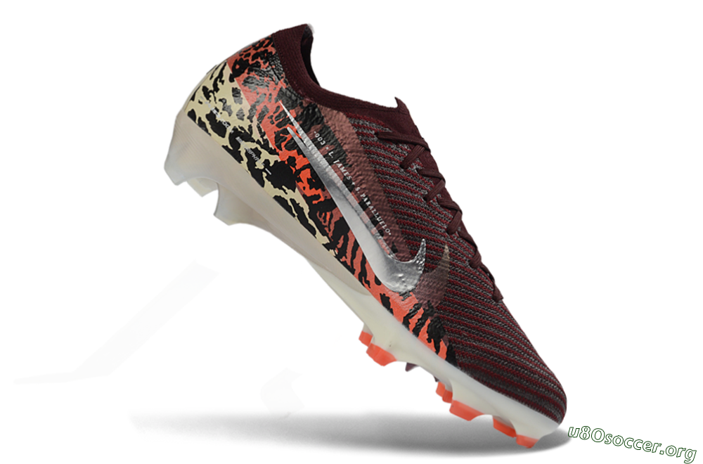 Nike Air Zoom Mercurial Vapor 16 Elite FG Football Boots - Burgundy/Crimson Burst/Black Camo 4