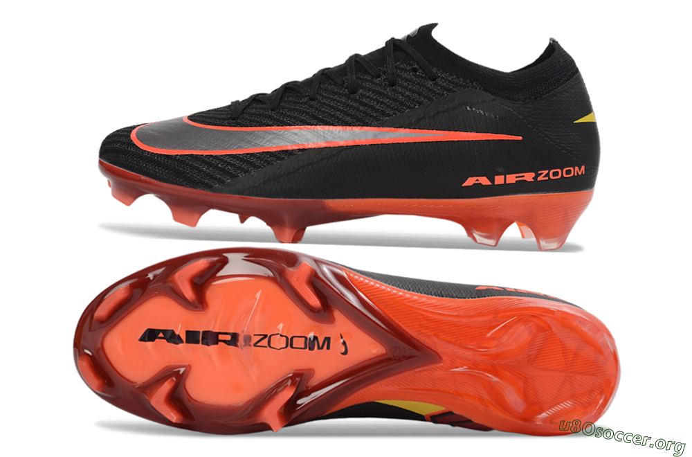 Nike Air Zoom Mercurial Vapor 16 Elite FG Football Boots - Black/Electric Orange/Neon Green 1