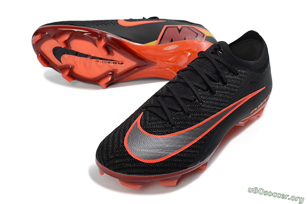 Nike Air Zoom Mercurial Vapor 16 Elite FG Football Boots - Black/Electric Orange/Neon Green 0