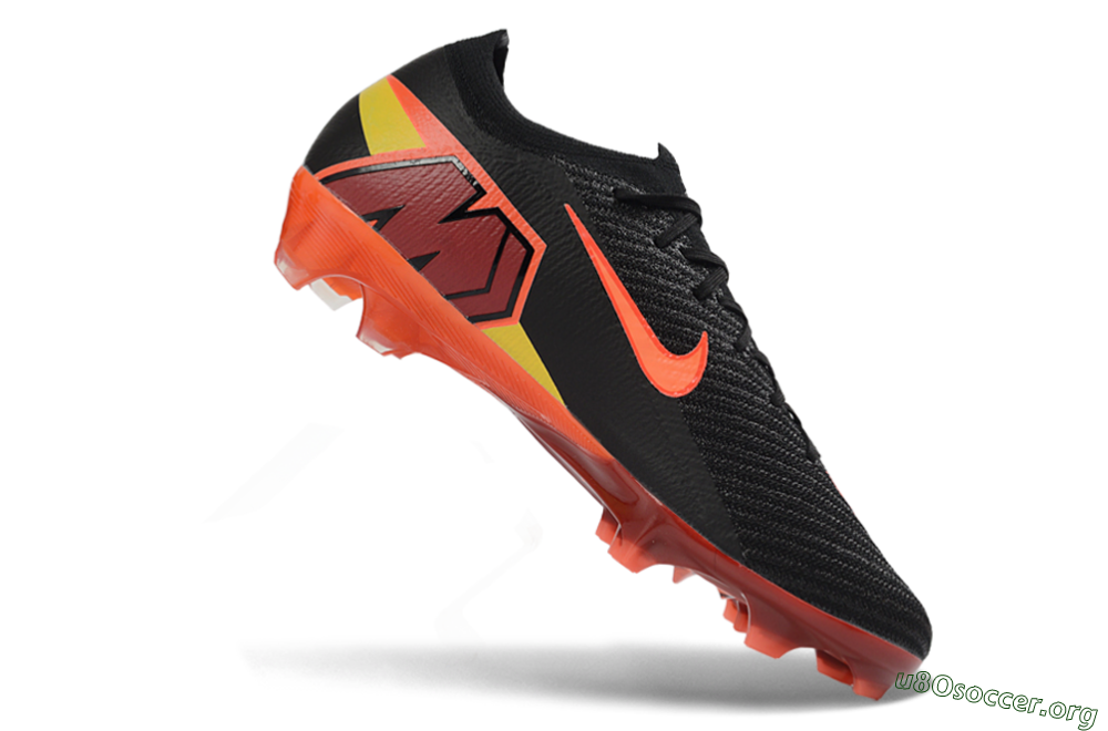 Nike Air Zoom Mercurial Vapor 16 Elite FG Football Boots - Black/Electric Orange/Neon Green 4