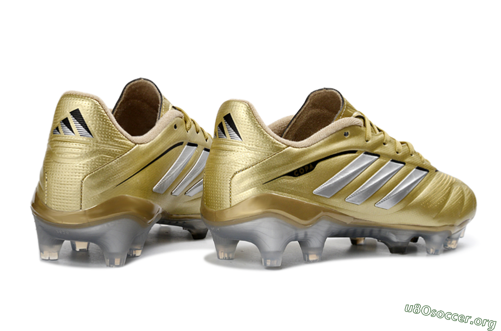 Adidas Copa Pure 3 Elite FG Football Boots - Gold/Metallic Silver/White 6