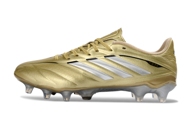 Adidas Copa Pure 3 Elite FG Football Boots - Gold/Metallic Silver/White