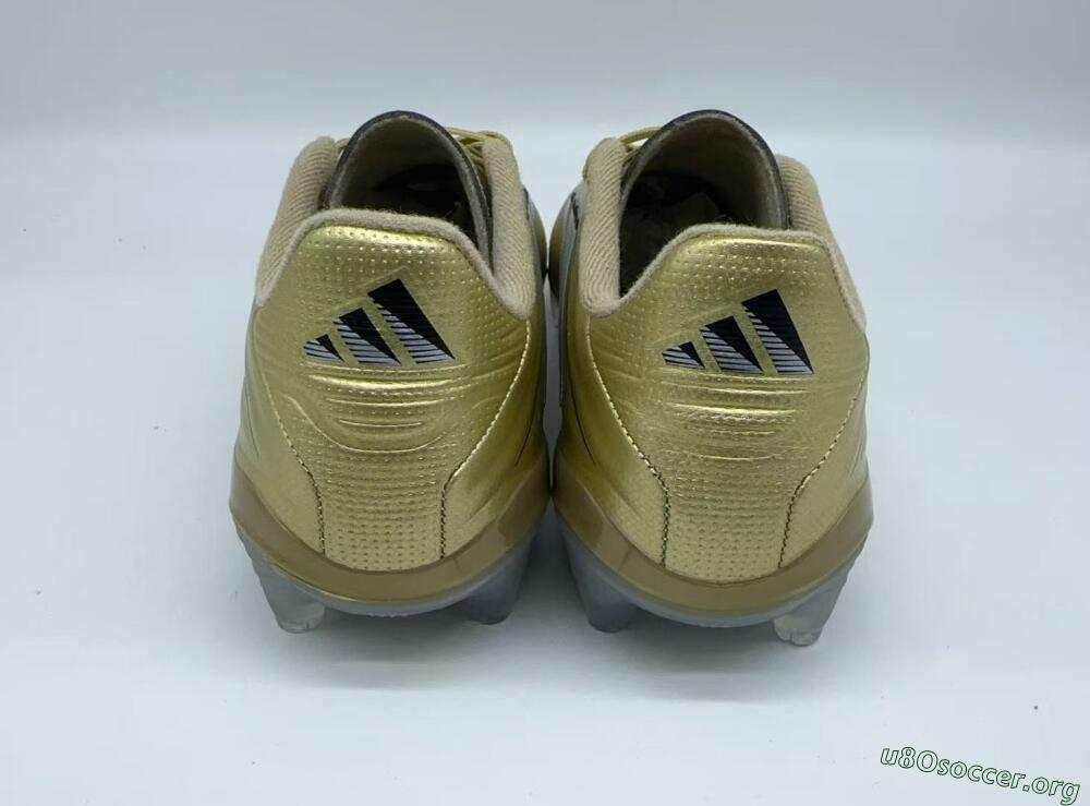 Adidas Copa Pure 3 Elite FG Football Boots - Gold/Metallic Silver/White