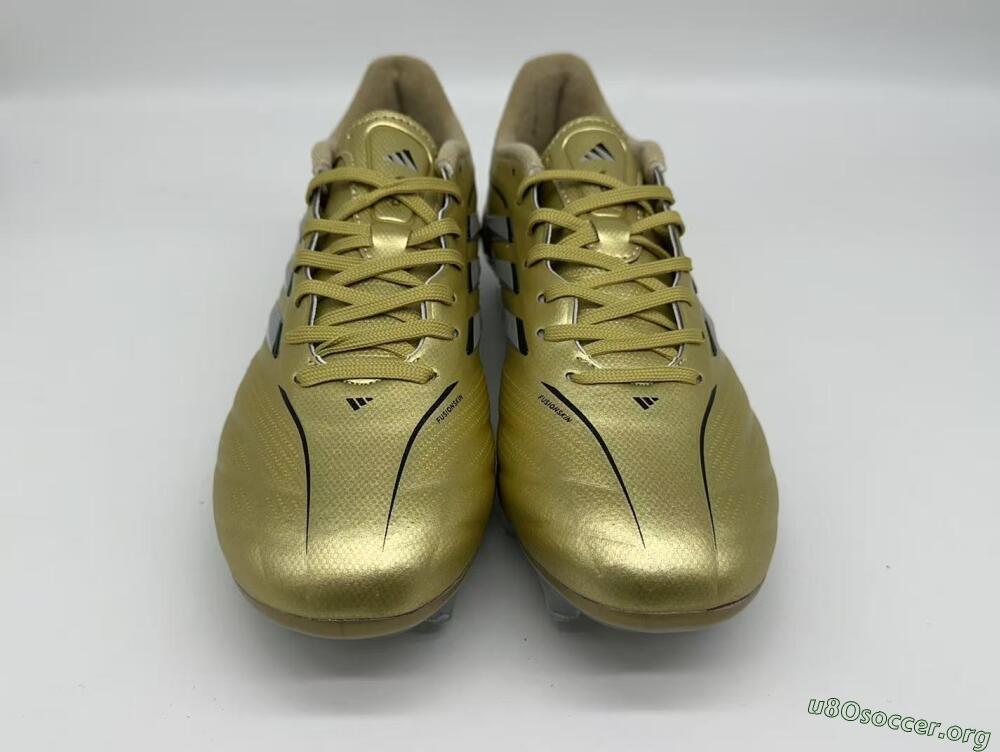 Adidas Copa Pure 3 Elite FG Football Boots - Gold/Metallic Silver/White