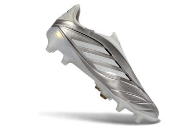 Adidas Copa Pure 3 Elite FG Football Boots - Silver/Metallic Gray/White