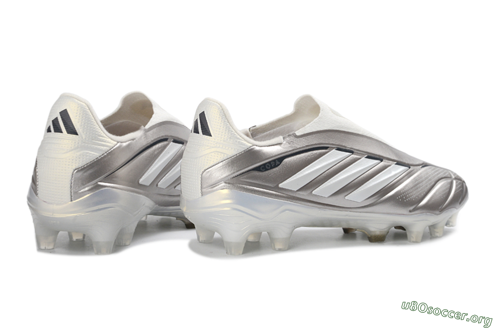 Adidas Copa Pure 3 Elite FG Football Boots - Silver/Metallic Gray/White 6