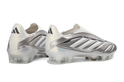 Adidas Copa Pure 3 Elite FG Football Boots - Silver/Metallic Gray/White