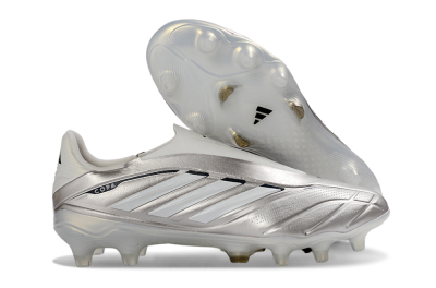 Adidas Copa Pure 3 Elite FG Football Boots - Silver/Metallic Gray/White