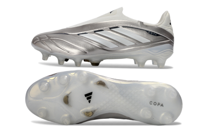 Adidas Copa Pure 3 Elite FG Football Boots - Silver/Metallic Gray/White