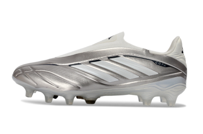 Adidas Copa Pure 3 Elite FG Football Boots - Silver/Metallic Gray/White