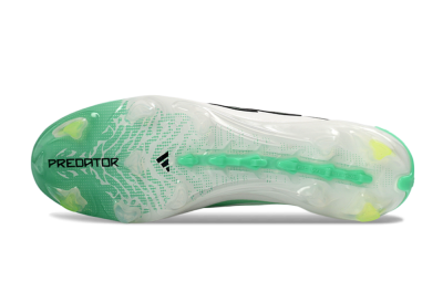 Adidas Predator 26 Elite FG Football Boots - Aqua/Lime Green/Black