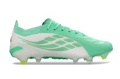Adidas Predator 26 Elite FG Football Boots - Aqua/Lime Green/Black