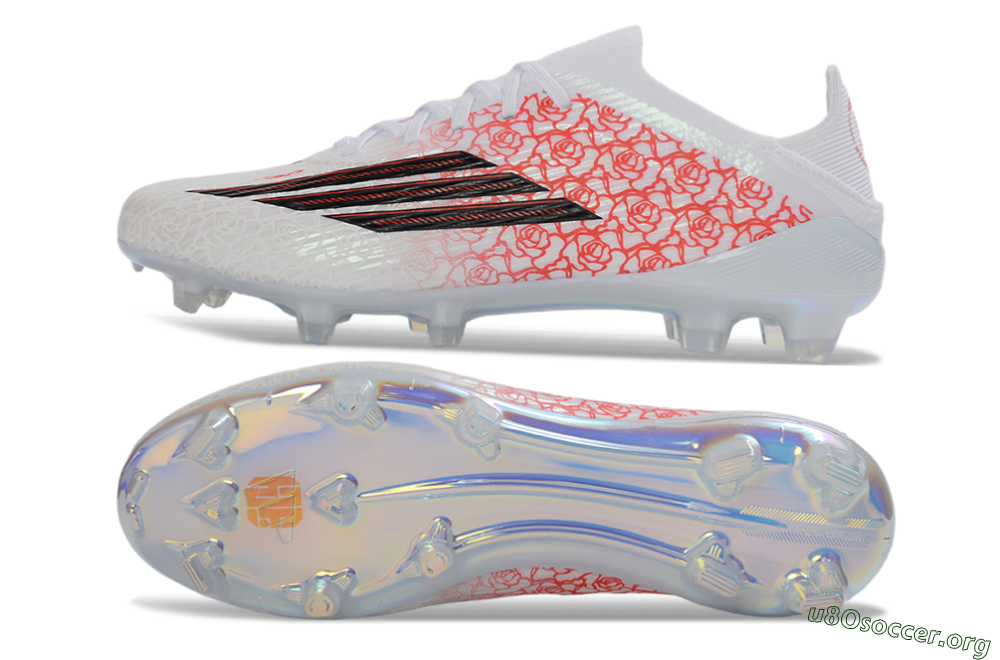 Adidas F50 Elite FG Football Boots - White/Rose Pink/Black 1
