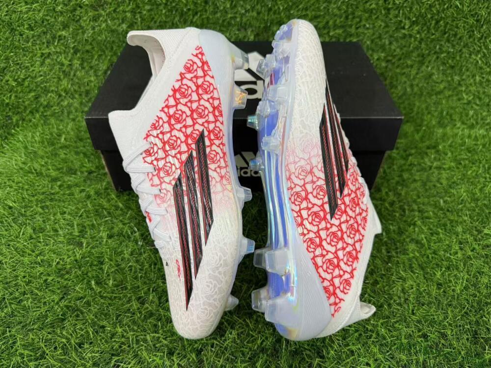 Adidas F50 Elite FG Football Boots - White/Rose Pink/Black