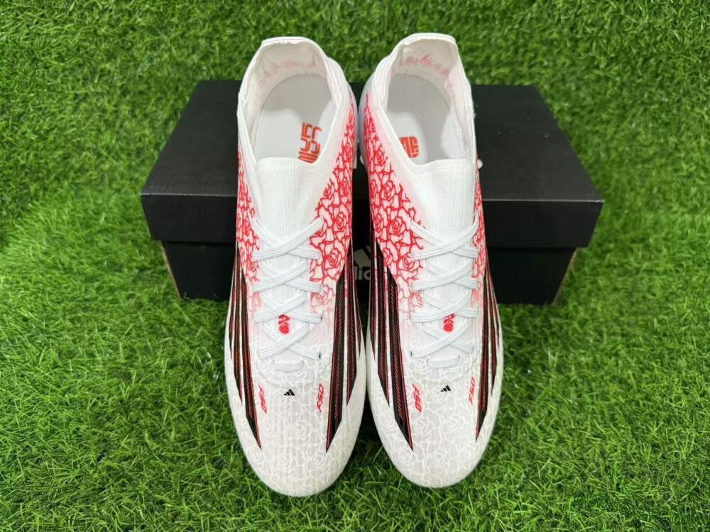 Adidas F50 Elite FG Football Boots - White/Rose Pink/Black