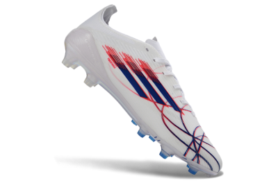 Adidas F50 Elite FG Football Boots - White/Crimson/Blue