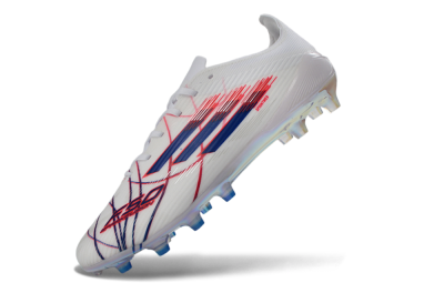 Adidas F50 Elite FG Football Boots - White/Crimson/Blue