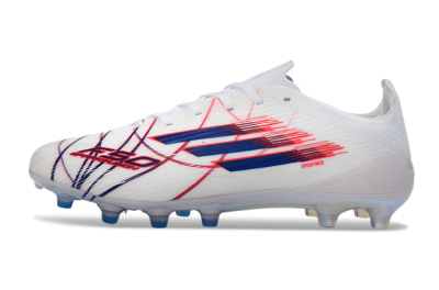 Adidas F50 Elite FG Football Boots - White/Crimson/Blue