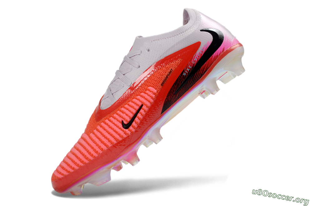 Nike Phantom 6 Elite Low FG Football Boots - Red/Flame Red/White 5