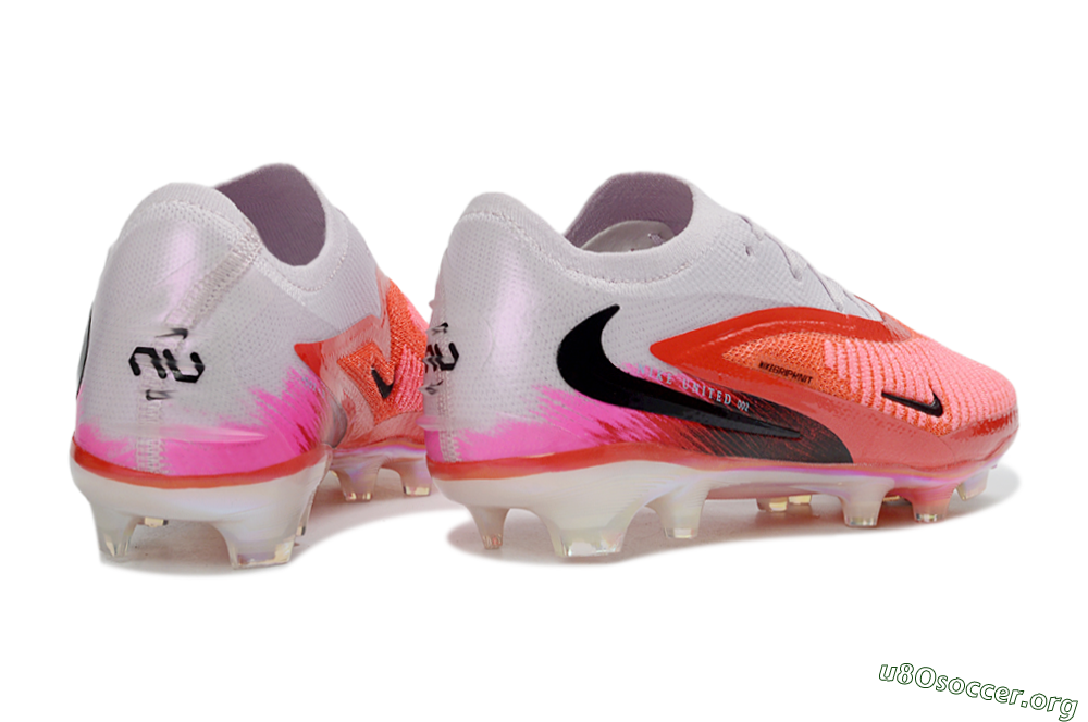 Nike Phantom 6 Elite Low FG Football Boots - Red/Flame Red/White 6