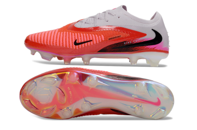 Nike Phantom 6 Elite Low FG Football Boots - Red/Flame Red/White