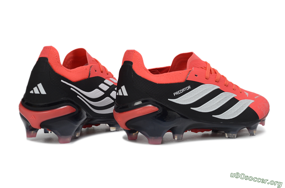 Adidas Predator 26 Elite FG Football Boots - Red/Black/White 6