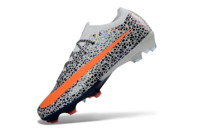 Nike Air Zoom Mercurial Vapor 16 Elite FG Football Boots - White/Electric Orange/Sapphire Blue